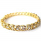 Golden Bangle Studded with Sparking Stones Golden Bangle Studded with Sparking Stones