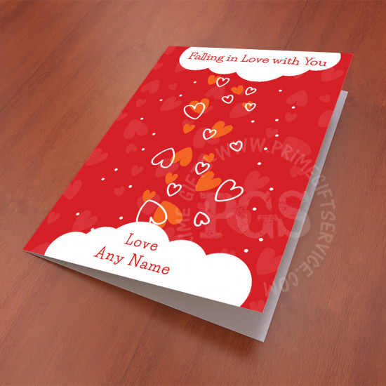Falling in Love Personalised Card