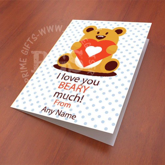 Love You Beary Much Card