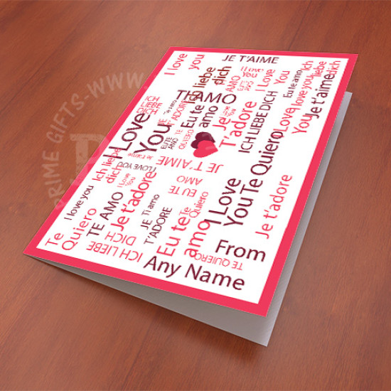 Valentine Greeting Card