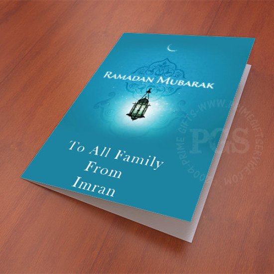 Ramadan Mubarak Personlised Card