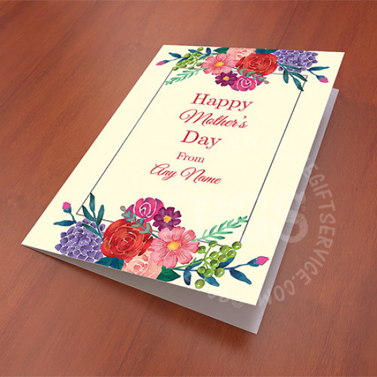 Vintage Floral Card for Mothers Day