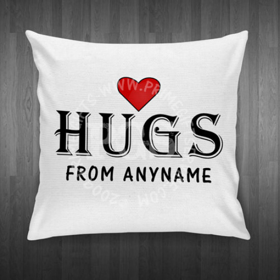 Hugs Personalised Cushion