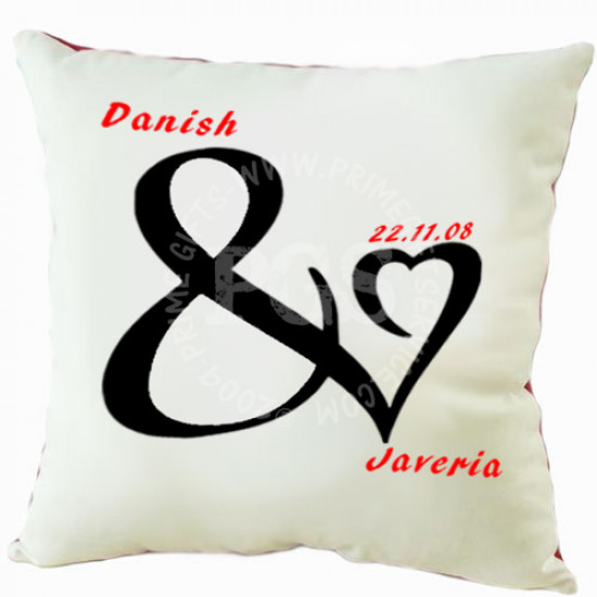 Mr & Mrs Personalised Cushion