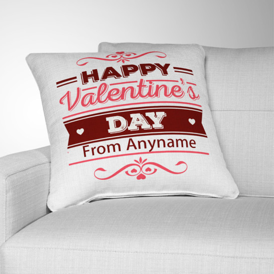 Happy Valentines Day Cushion