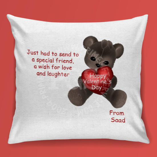 Valentine Teddy Cushion