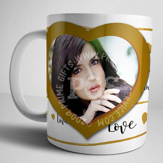 Small Hearts Picture Mug