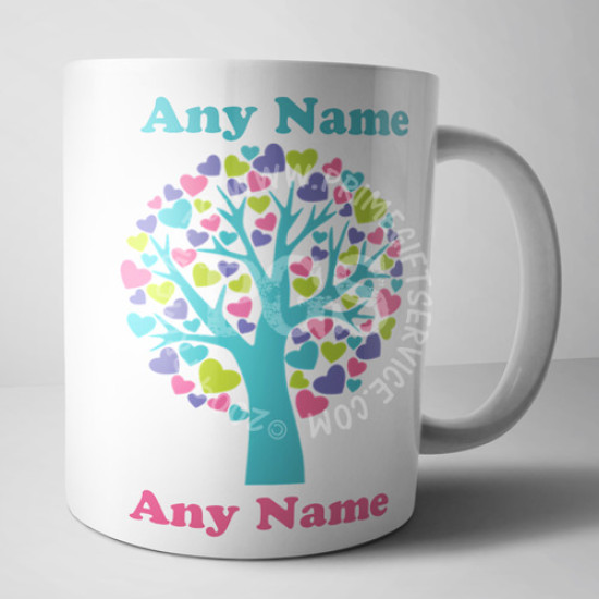 Love Tree Personalised Mug