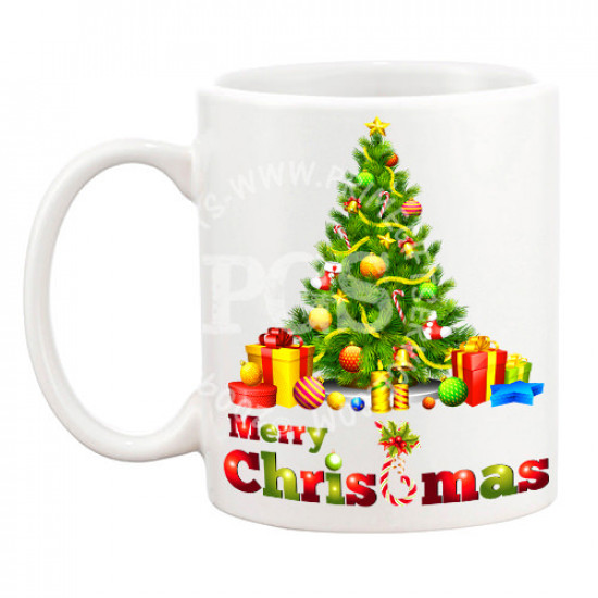 Merry Christmas Tree Mug