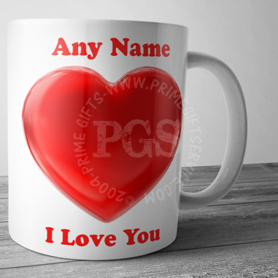 Personlised I Love you Mug