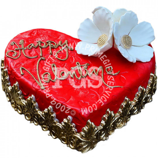 Heart Shape Special Valentine's Day Cake from Redolence Bake Studio