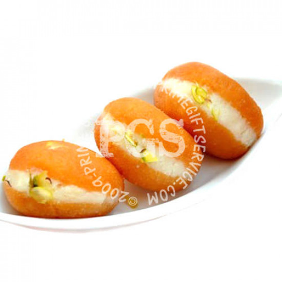 2kg Malai Cham Cham from Rehmat-e-Shireen Sweets