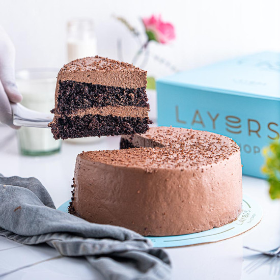 German Fudge Cake from Layers Bake Shop German Fudge Cake from Layers Bake Shop