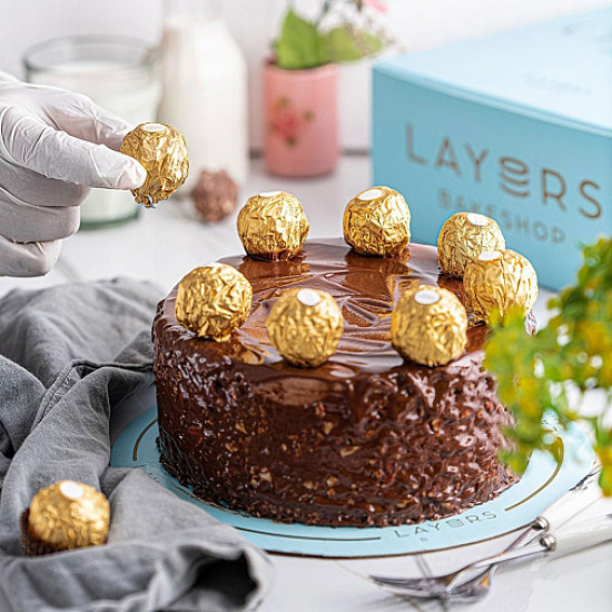 2.5lbs Nuts Fusion Cake from Layers Bake Shop 2.5lbs Nuts Fusion Cake from Layers Bake Shop