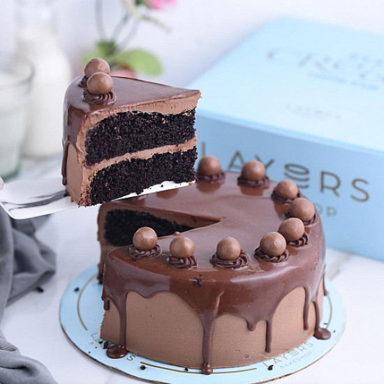 Chocolate Malteser Cake from Layers Bakeshop Chocolate Malteser Cake from Layers Bakeshop