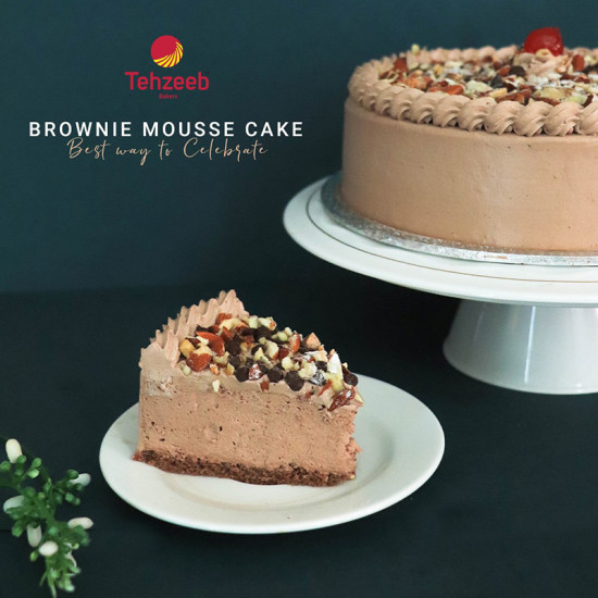 Tehzeeb Bakers Brownie Mousse Cake - 2 Lbs Tehzeeb Bakers Brownie Mousse Cake - 2 Lbs