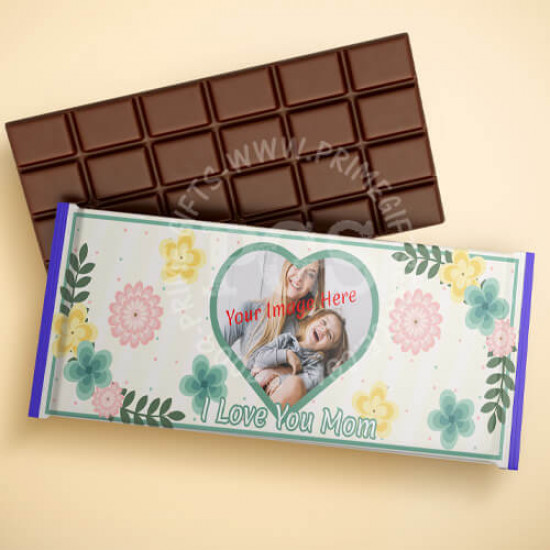 I Love You Mom Image Chocolate Bar