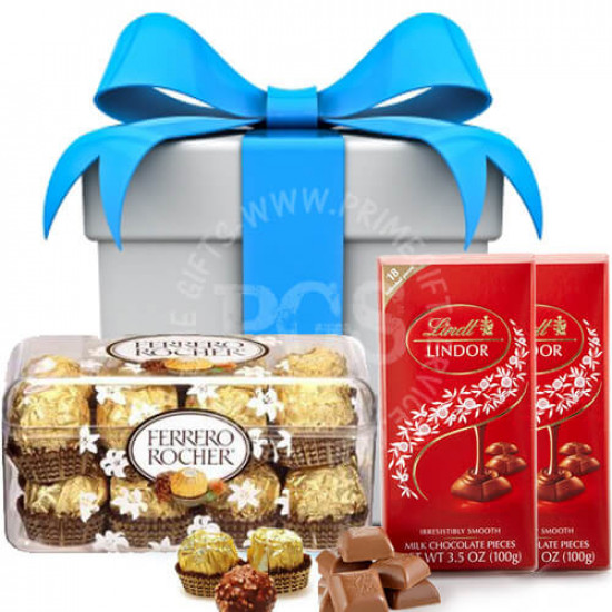 Lindt Lindor with Ferrero Rocher