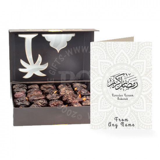 Ajwa Dates with Ramadan Card