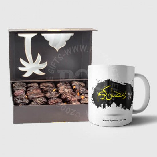 1Kg Ajwa Dates with Ramadan Mug
