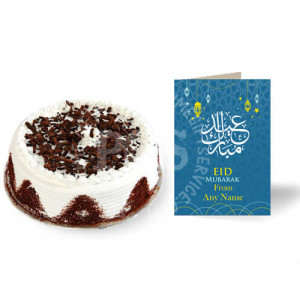 Cake with Eid Card Cake with Eid Card