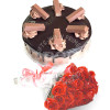 2Lbs Masoom Bakers Cake and Roses