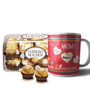 Mothers Day Personalised Mug with Chocolates Mothers Day Personalised Mug with Chocolates