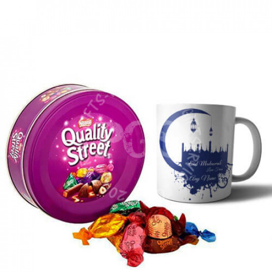 Eid Mug with Quality Street Chocolates