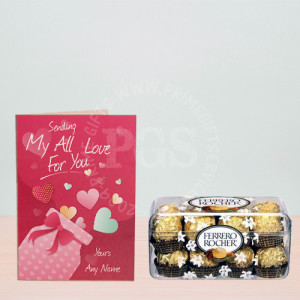 Free Card with Chocolates Free Card with Chocolates