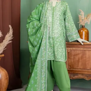 GREEN LAWN EMBROIDERED UNSTITCHED 3PC