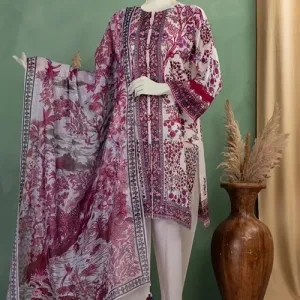 MULTICOLOR LAWN EMBROIDERED UNSTITCHED 3PC MULTICOLOR LAWN EMBROIDERED UNSTITCHED 3PC