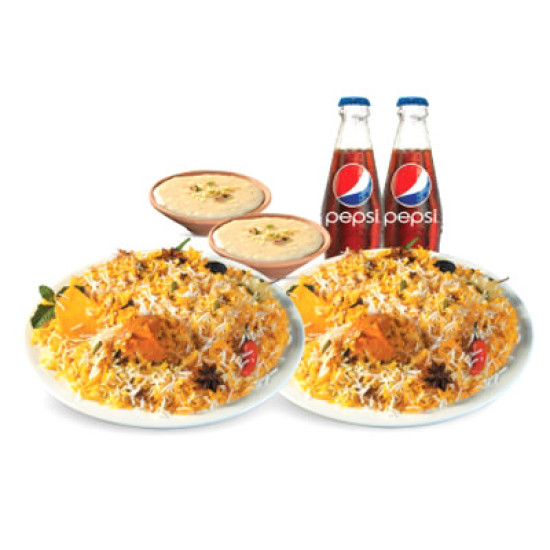 Two Persons Chicken Biryani with Kheer Two Persons Chicken Biryani with Kheer