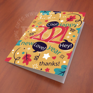 New Year Celebration Personalised Card New Year Celebration Personalised Card