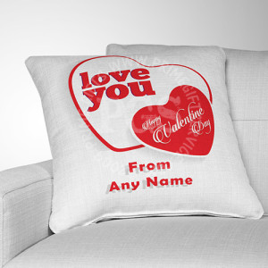 Double Heart  Valentine Cushion Double Heart  Valentine Cushion