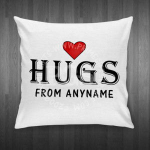 Hugs Personalised Cushion Hugs Personalised Cushion