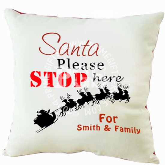 Santa Christmas Cushion Santa Christmas Cushion