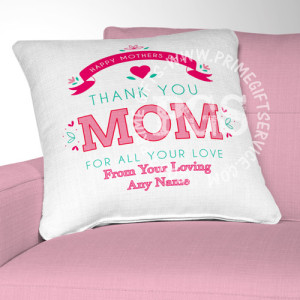 Thank You Mom Personalised Cushion Thank You Mom Personalised Cushion