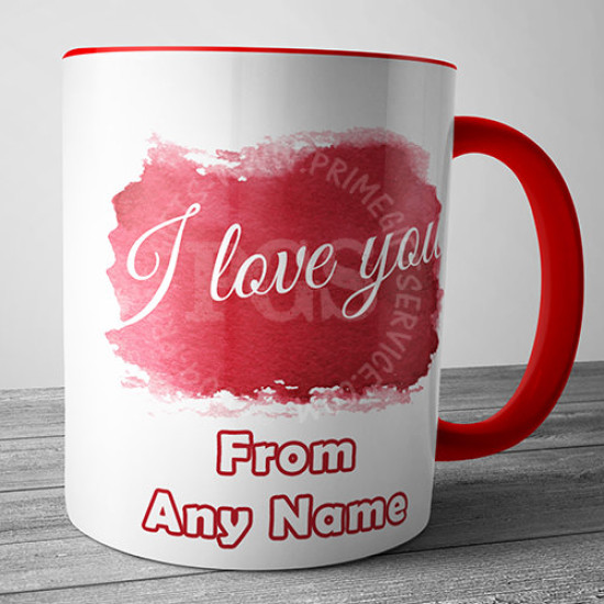 I Love You Red Mug I Love You Red Mug