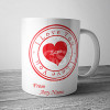 I Love You Stamp Mug