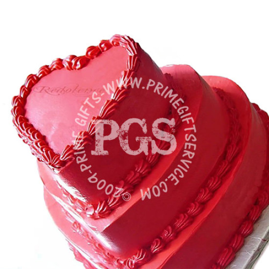 3 Tier Heart Shape Cake From Redolence Bake Studio 3 Tier Heart Shape Cake From Redolence Bake Studio