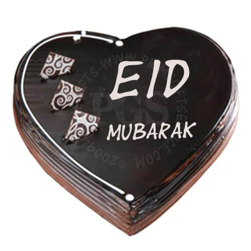 Heart Shape Eid Cake
